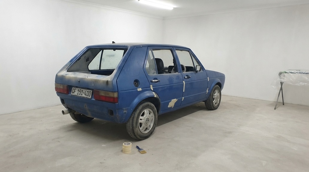 VW Citi Golf before restoration