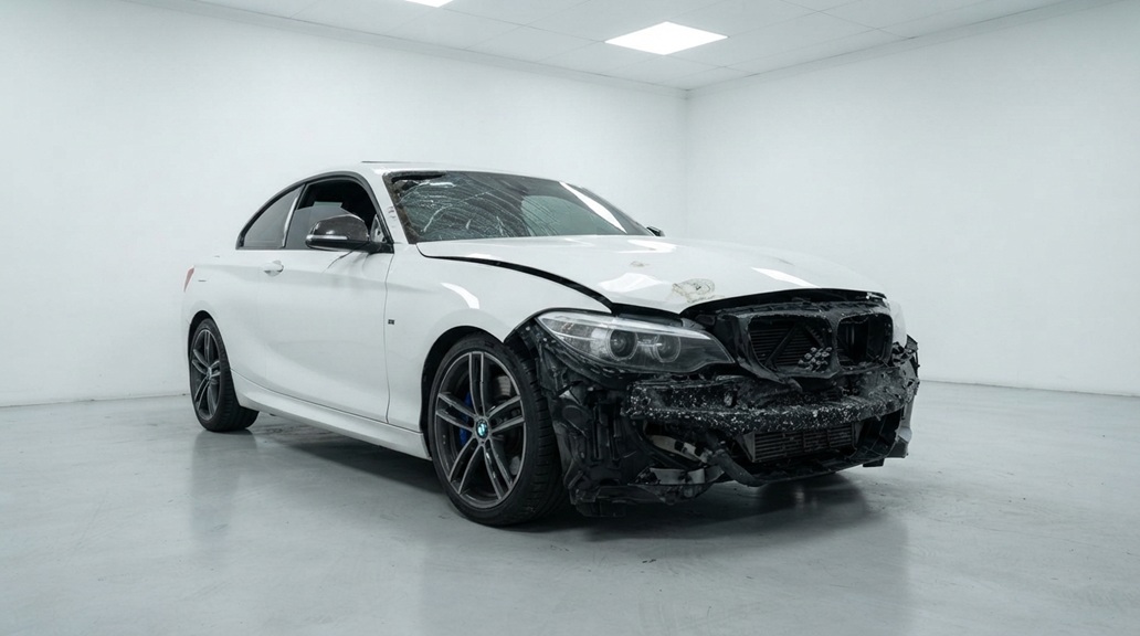 BMW 2 Series before restoration